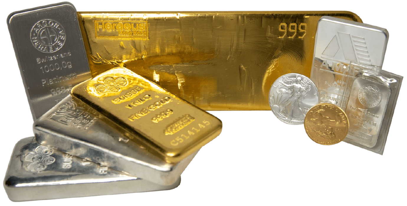 Gold Bars & Coins